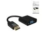 Mobile Preview: DINIC Adapter, DisplayPort to VGA, 15cm, DP male to VGA female, black